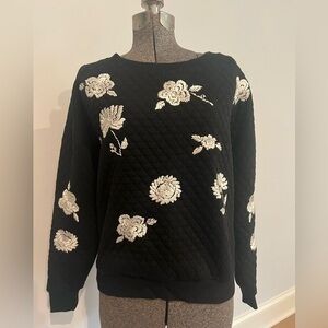 Sanctuary black sweatshirt. Size M